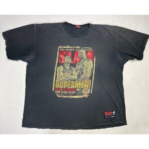 VINTAGE Slam Magazine Shaq O'neil & Dwyane Wade Graphic T-shirt Men 3XL Black